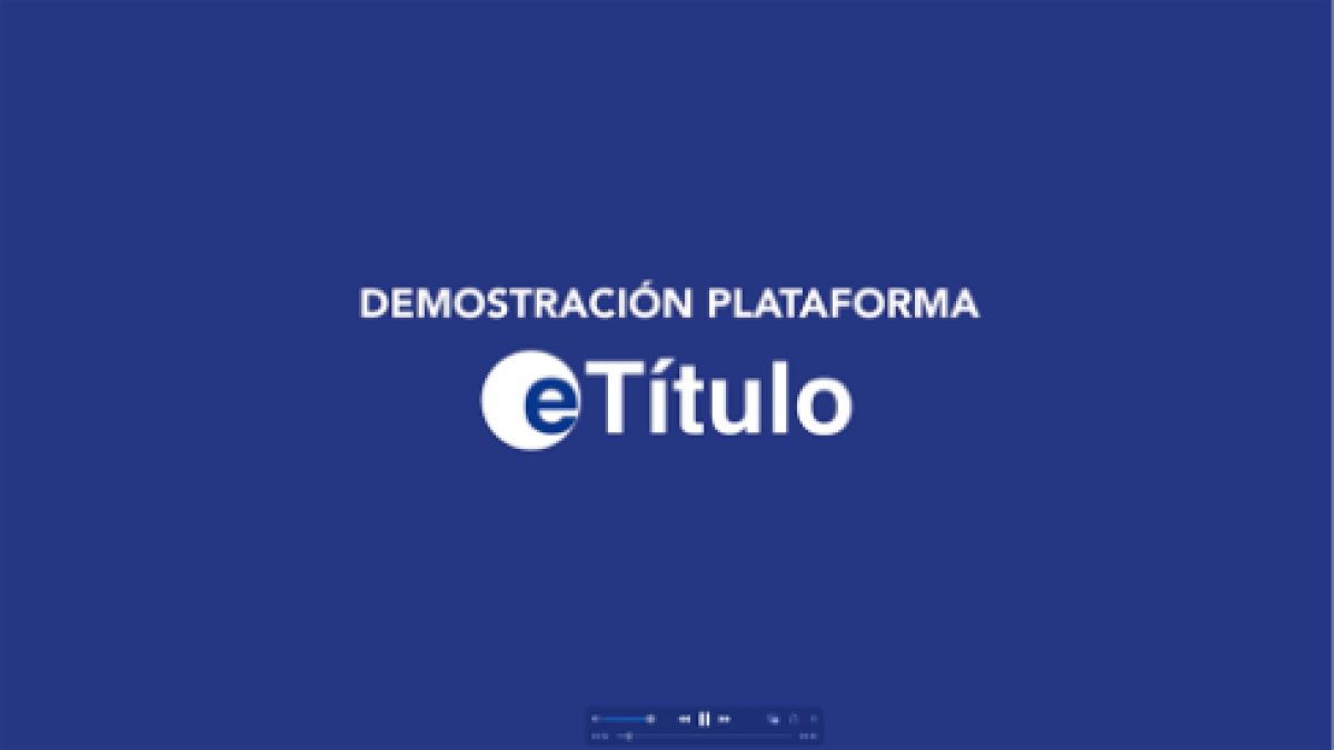 ¿Cómo descargar tu título desde la Plataforma eTítulo?